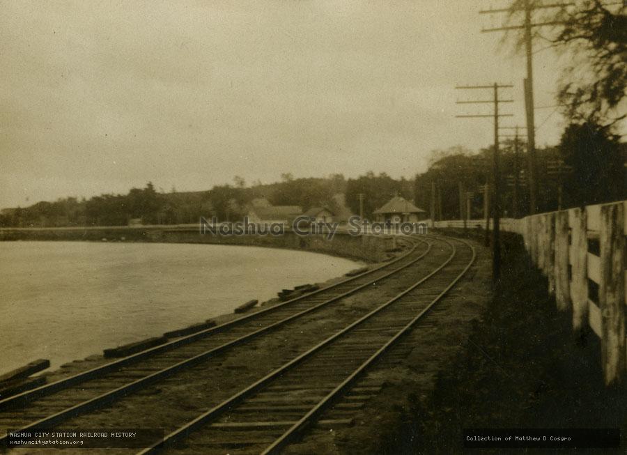 Postcard: Tyngsboro Station along the Merrimack River